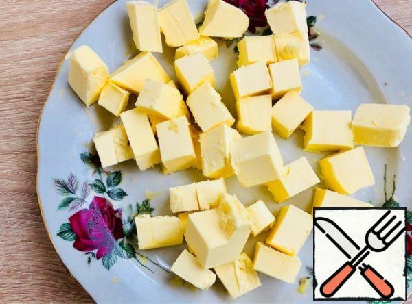 Cut very cold butter into small cubes.
