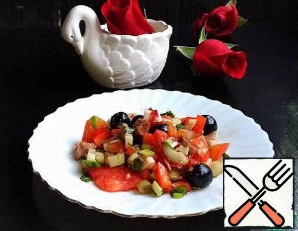 Salad with Olives Recipe