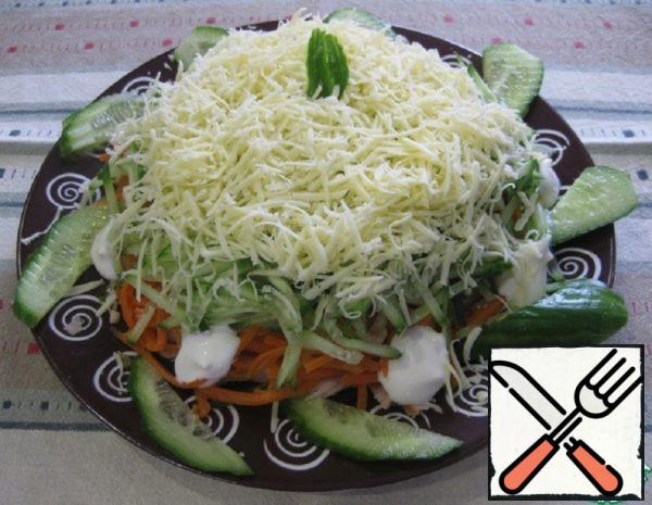 Layer Salad with smoked Chicken Recipe