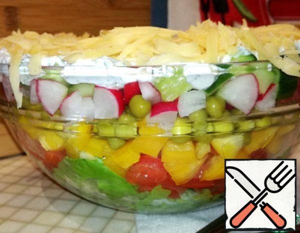 Salad "Rainbow" Recipe
