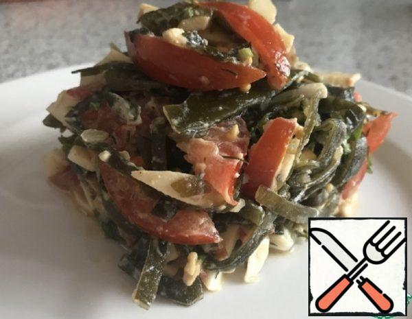 Salad with  Sea Cabbage Recipe