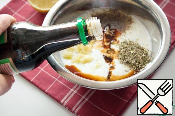 Add soy sauce.