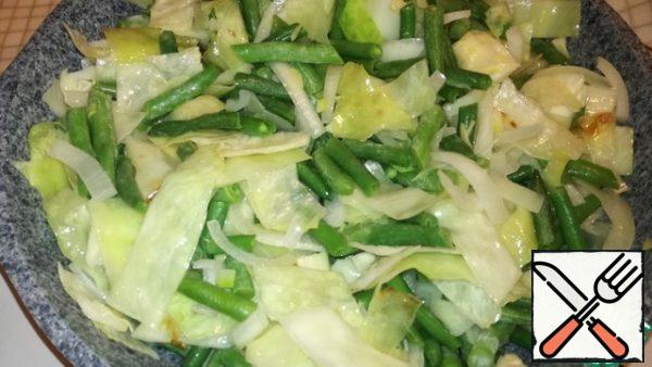 Add the frozen beans, stir and simmer for another 10 minutes.
