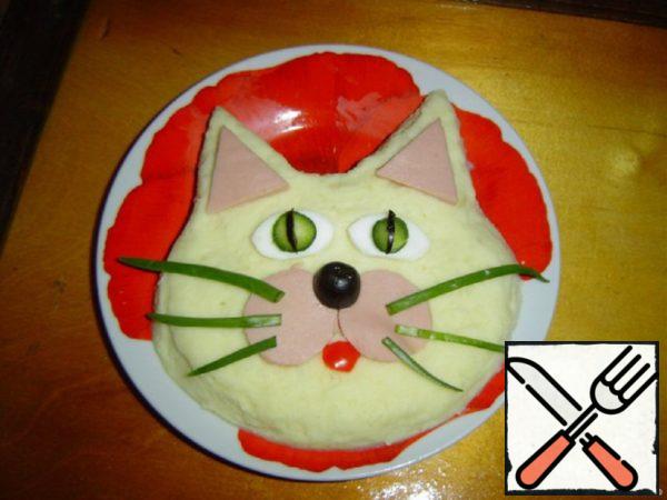 Mashed Potatoes "Cat" Recipe