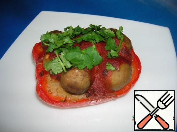 Stuffed Pepper "Mushroom Onion" Recipe