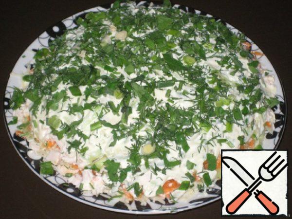 Salad "Chicken in Spring" Recipe