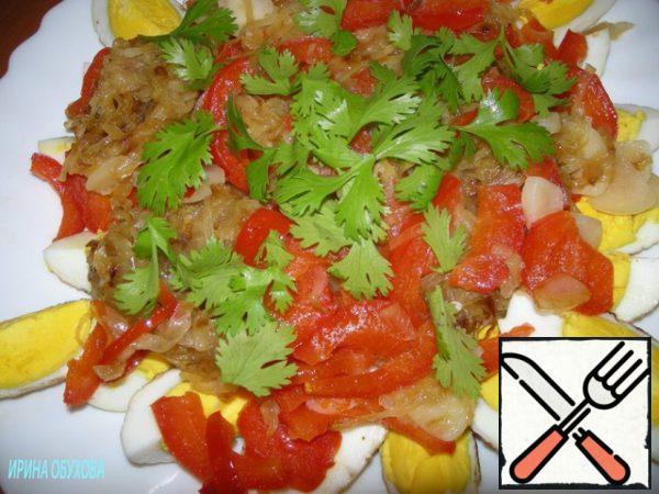 Sprinkle onion on top.
