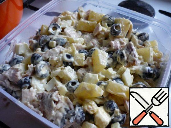 Salad with Pineapple Recipe