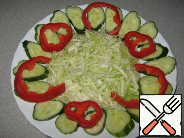 Spread on cucumbers.

