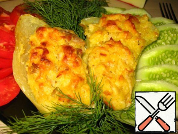 Baked Sweet Pepper, Stuffed Curry Recipe