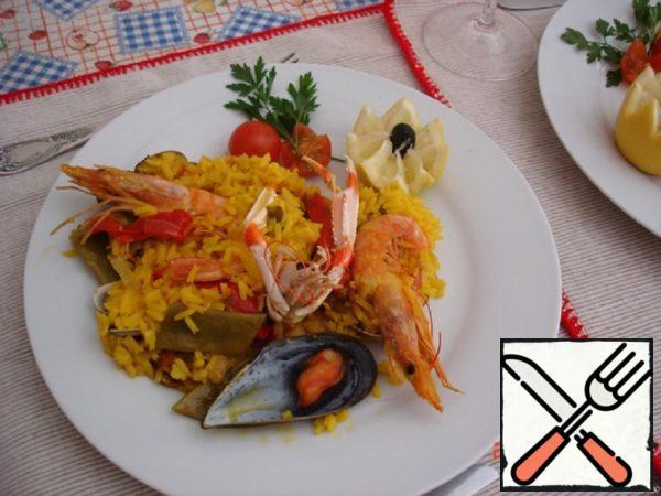 Paella with Seafood Recipe