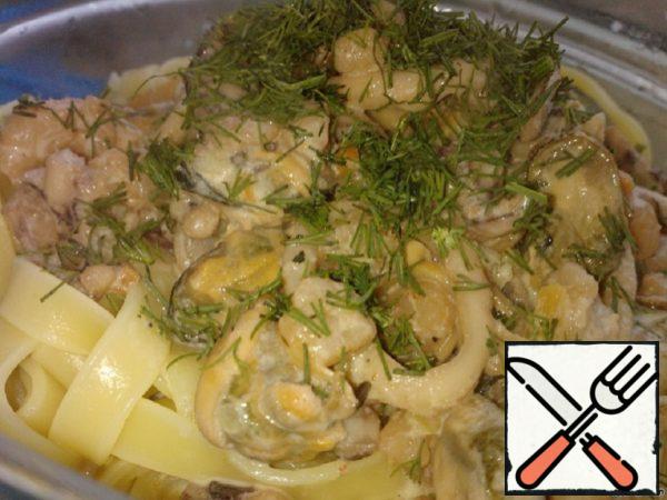 Pasta with Seafood Recipe