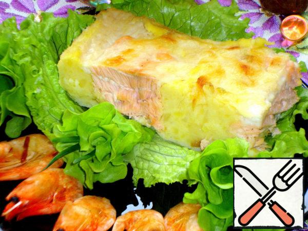 Salmon in Mashed Potatoes Recipe
