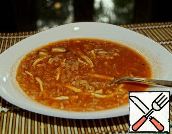 Tomato Soup with Seafood Recipe