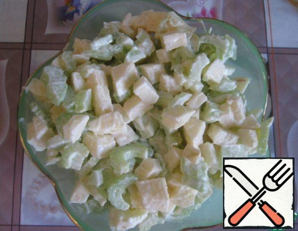 Salad with Celery and Apple Recipe