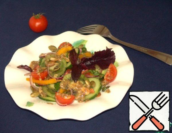 Vegetable Salad with Kiwi Recipe