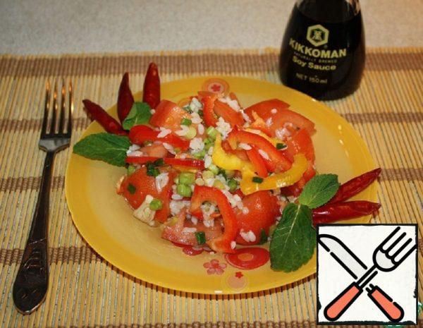 Tomato Salad with Rice Recipe