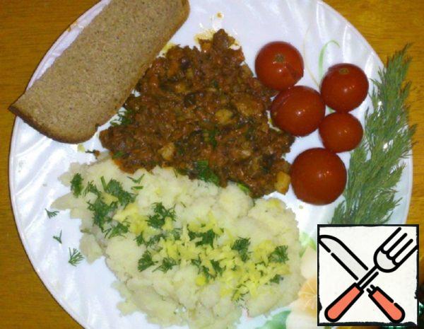 Mashed Potatoes with Stew Recipe