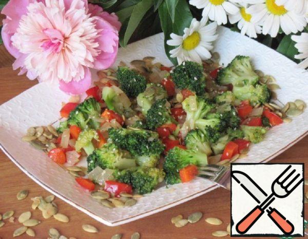 Salad with Broccoli and Soy Sauce Recipe