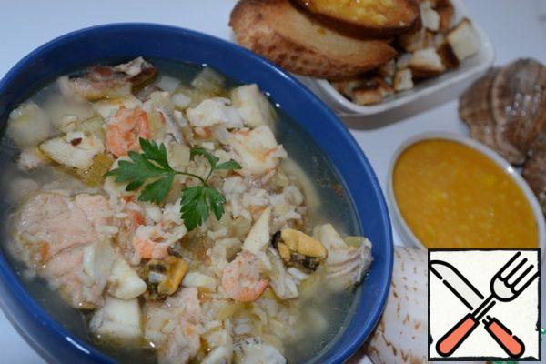 French Fishermen Soup "Bouillabaisse" Recipe