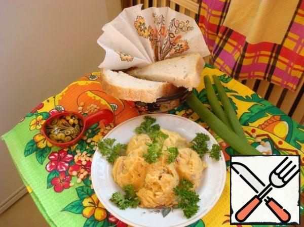 Whisk the finished puree and garnish with herbs as a treat. Enjoy your meal!!