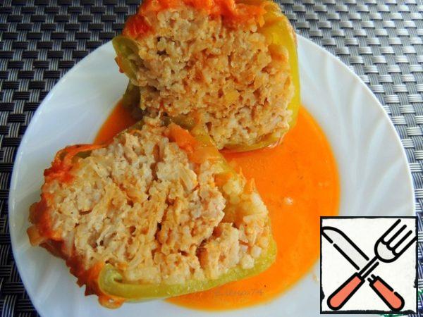 Our pepper is ready.