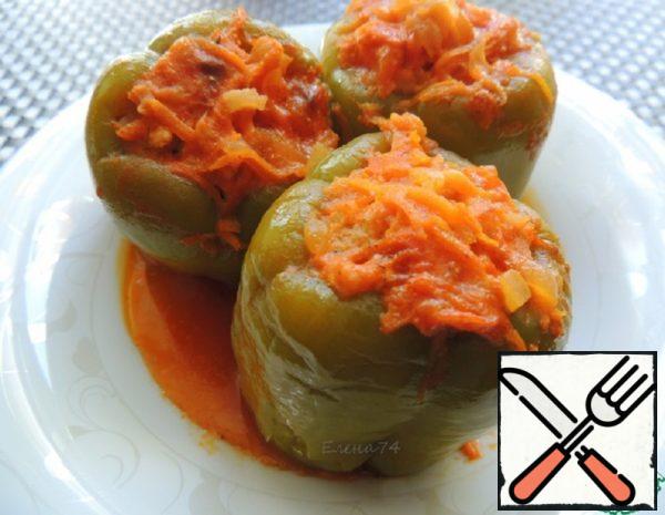 Stuffed Peppers in Slow Cooker Recipe