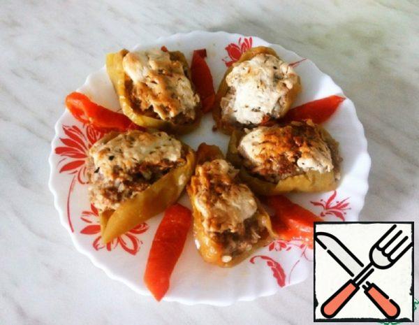 Pepper Stuffed "Half" Recipe