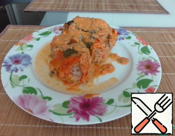 Stewed Stuffed Pepper in the Oven Recipe