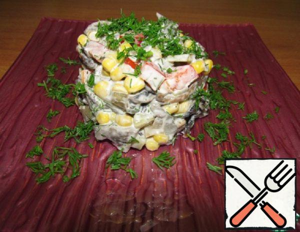 Salad with Mushrooms Recipe