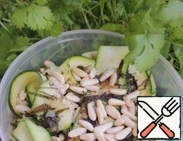 Zucchini Salad with Pine Nuts Recipe