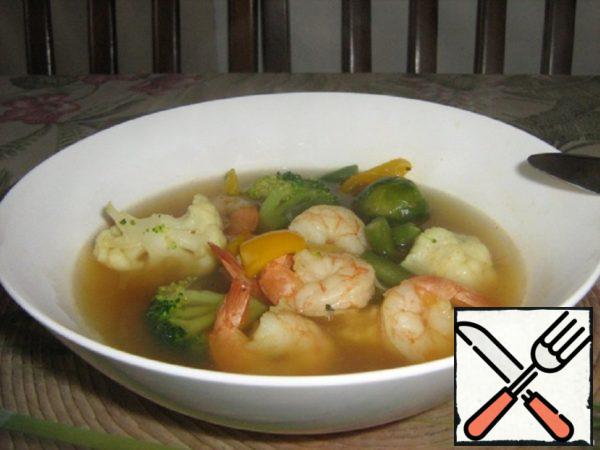 Diet Soup on Seafood Recipe