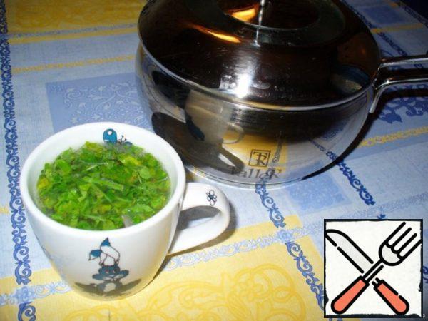 Chicken Broth with Greens Recipe