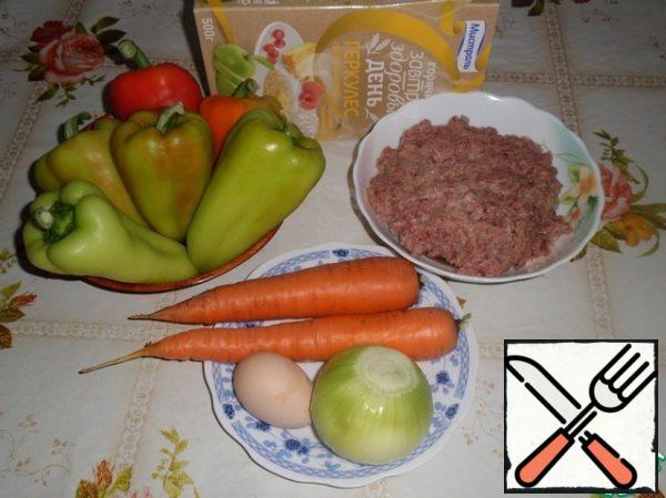 Power: 700W
Application: Simmer (60 minutes)
Prepare the products.