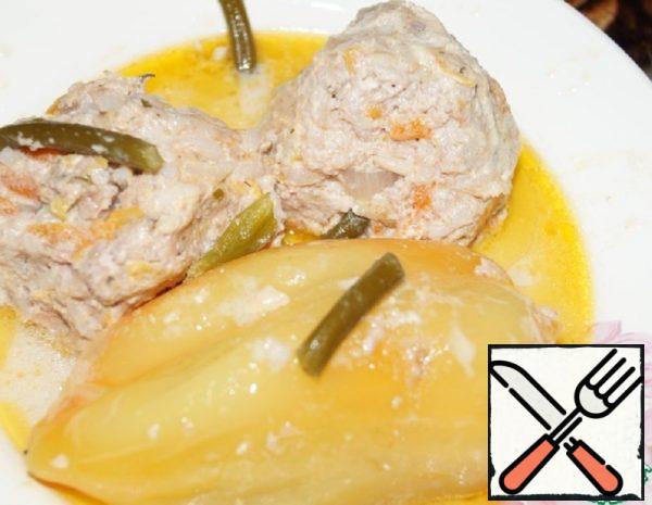 Stuffed Pepper with Meatballs Recipe