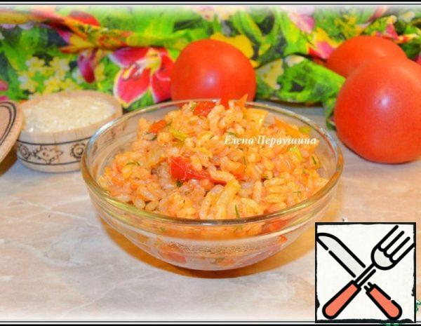 Rice with Vegetables in Tomato Sauce Recipe