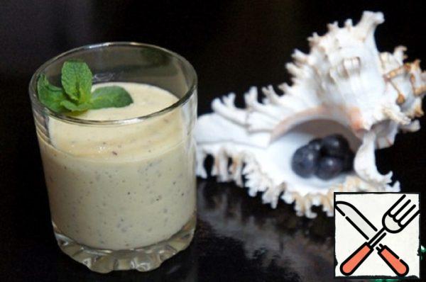 Mango Smoothie-Banana with Blueberries Recipe