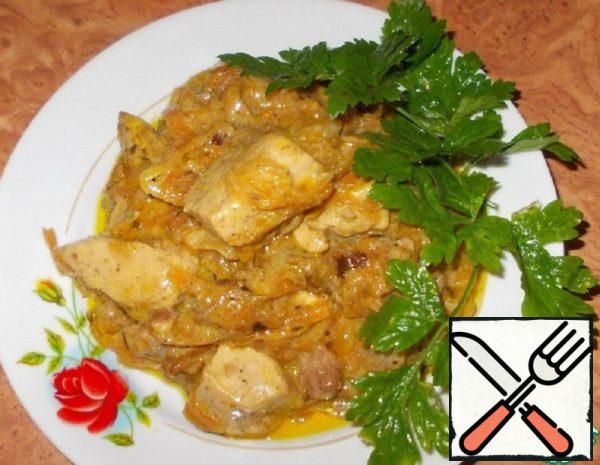 Chicken Fillet with Walnuts Recipe
