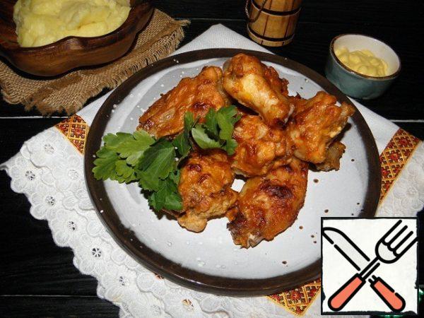 Our chicken is ready.