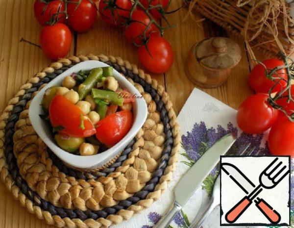 Salad with Chickpeas and Green Beans Recipe