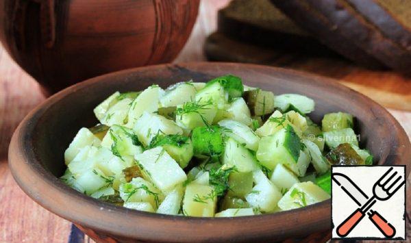 Potato Salad with Cucumbers Recipe