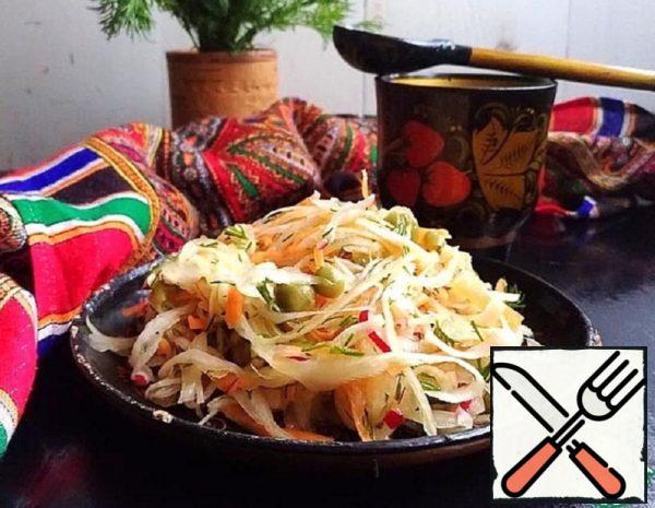 Cabbage Salad "Spring" Recipe