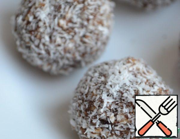 Sweets from Dates with Almonds Recipe