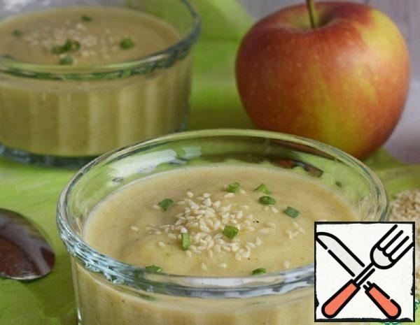 Mashed Soup with Broccoli and Apple Recipe