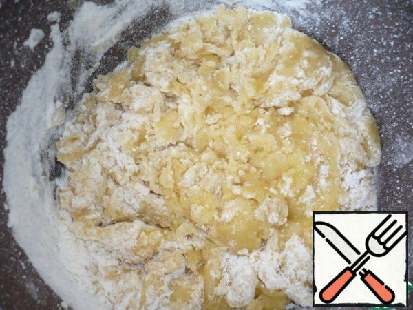 Knead a soft dough.
