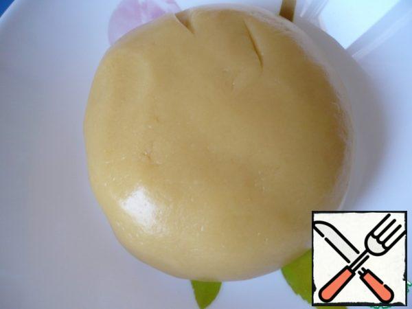 The dough is ready for cutting.
