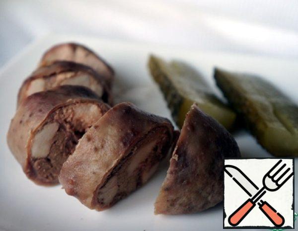 Stuffed Burbot's Stomach Recipe