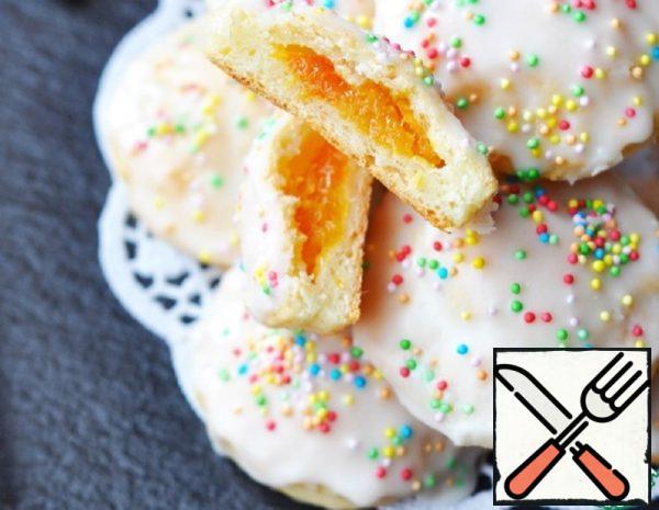 Easter Curd Cookies with Dried Apricots Recipe