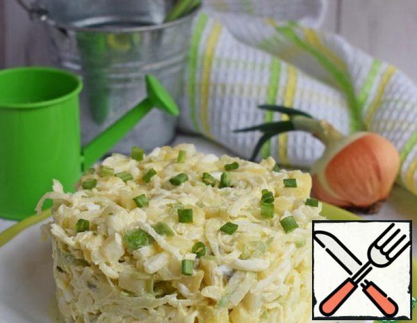 Potato Salad with Green Radish Recipe