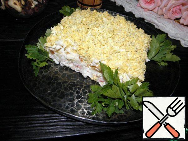 Cool the salad well before serving.